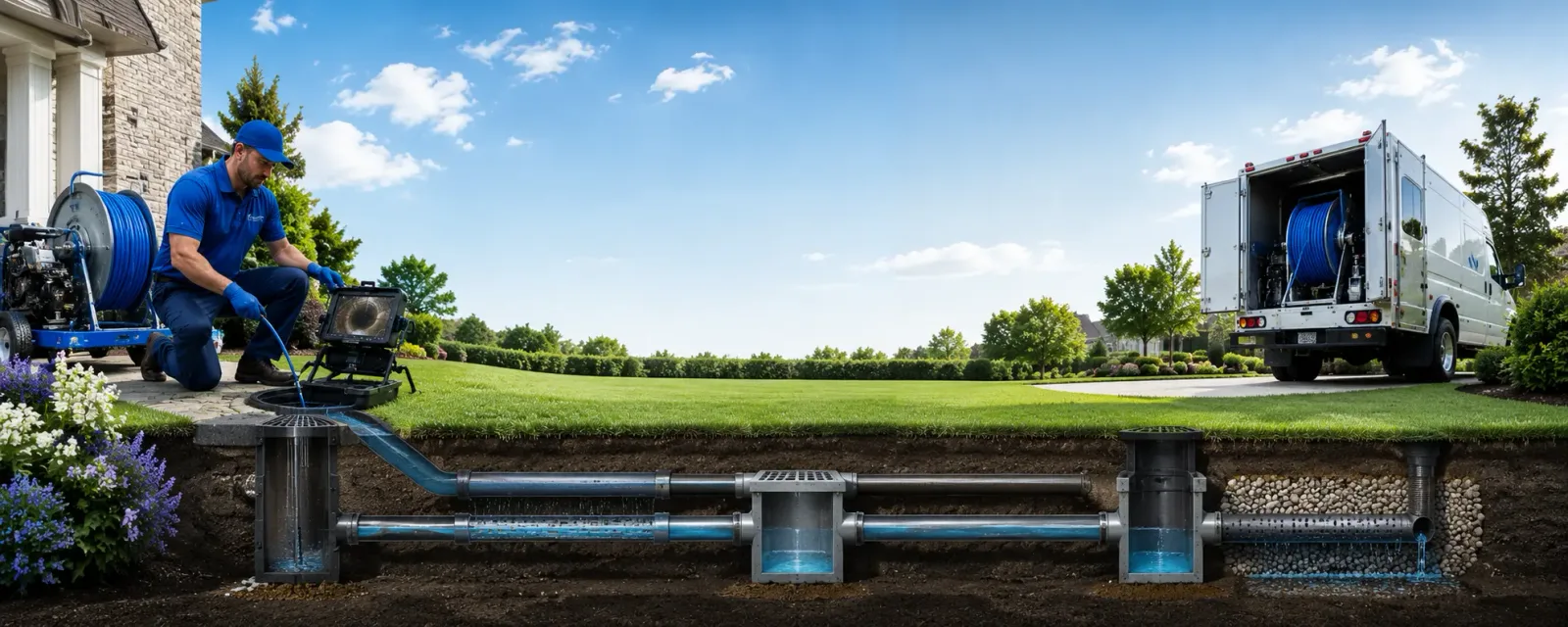 Outdoor drain cleaning information for Waverly, WV